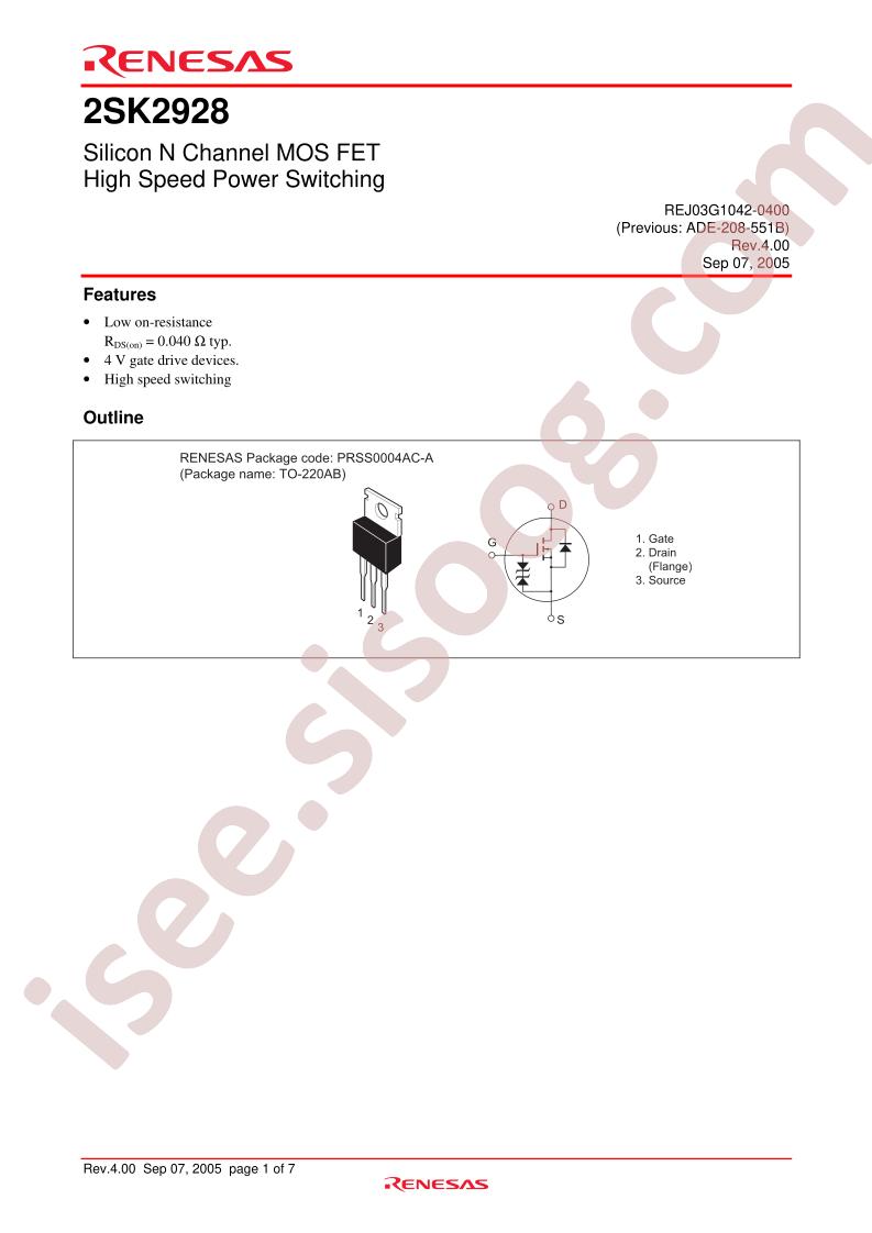 2SK2928-E