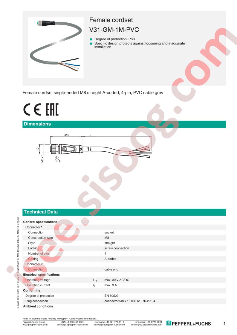 V31-GM-1M-PVC