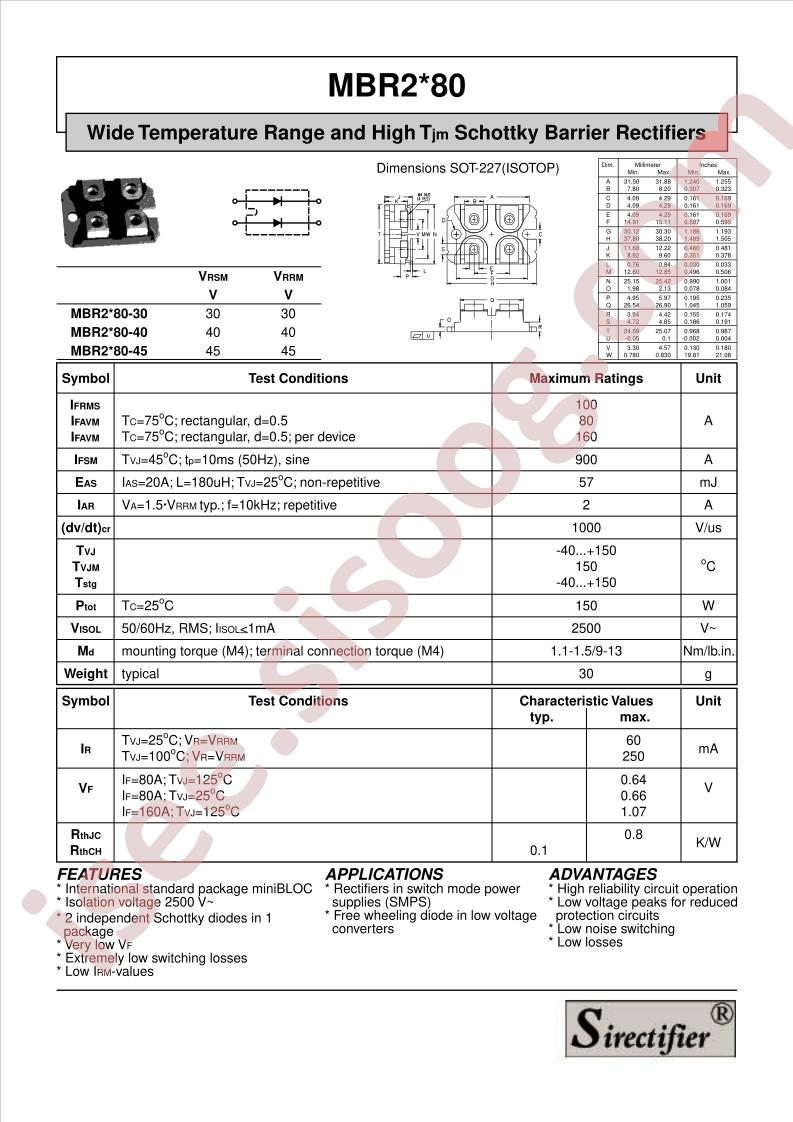 MBR2X80-45