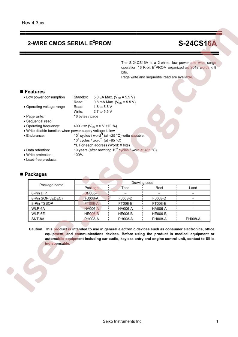 S-24CS16A01-I8T1G