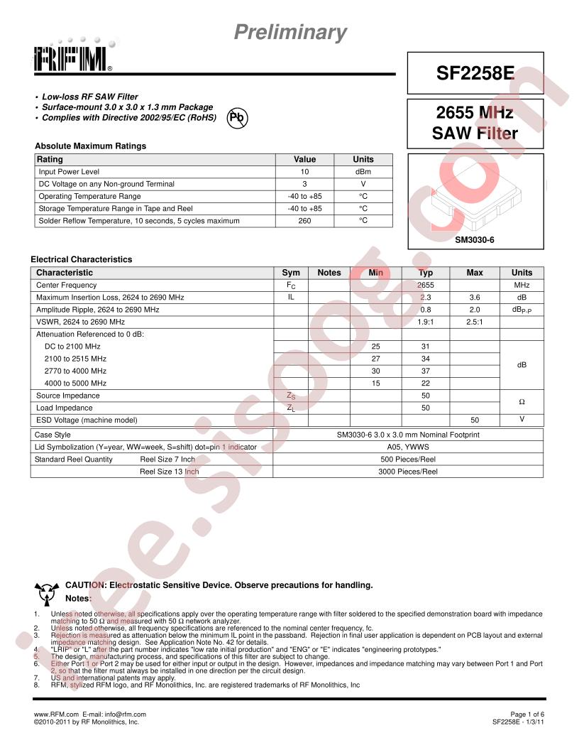 SF2258E