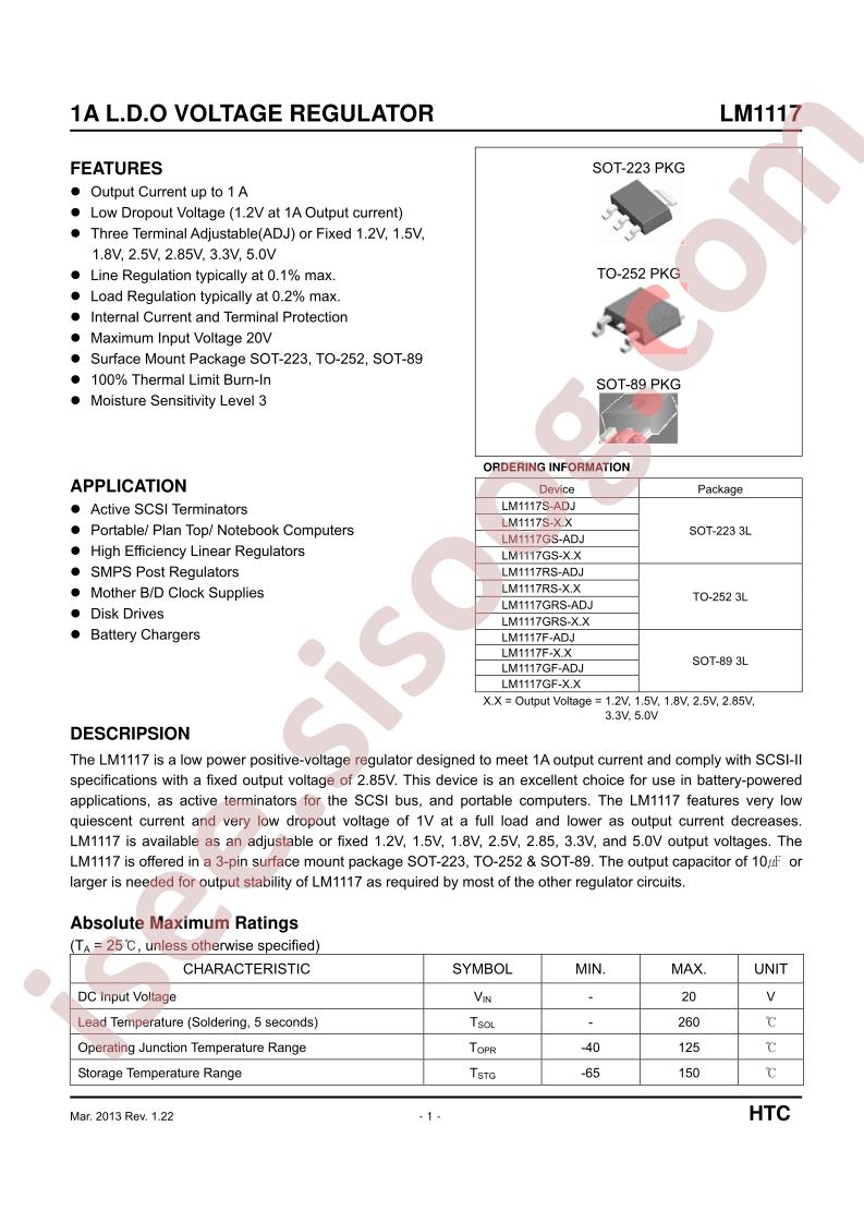 LM1117S-1.5V