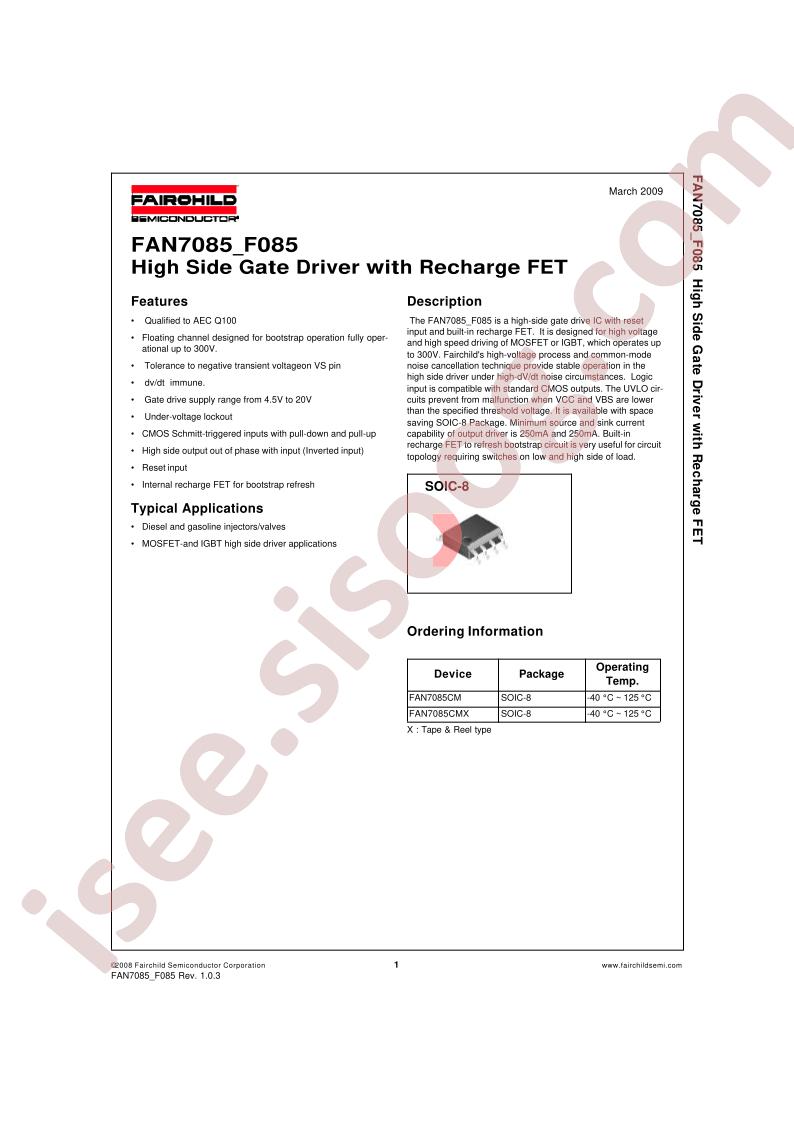 FAN7085CMX-F085