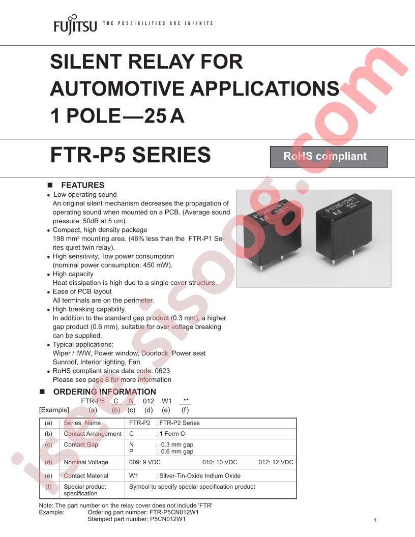 FTR-P5CN012W1