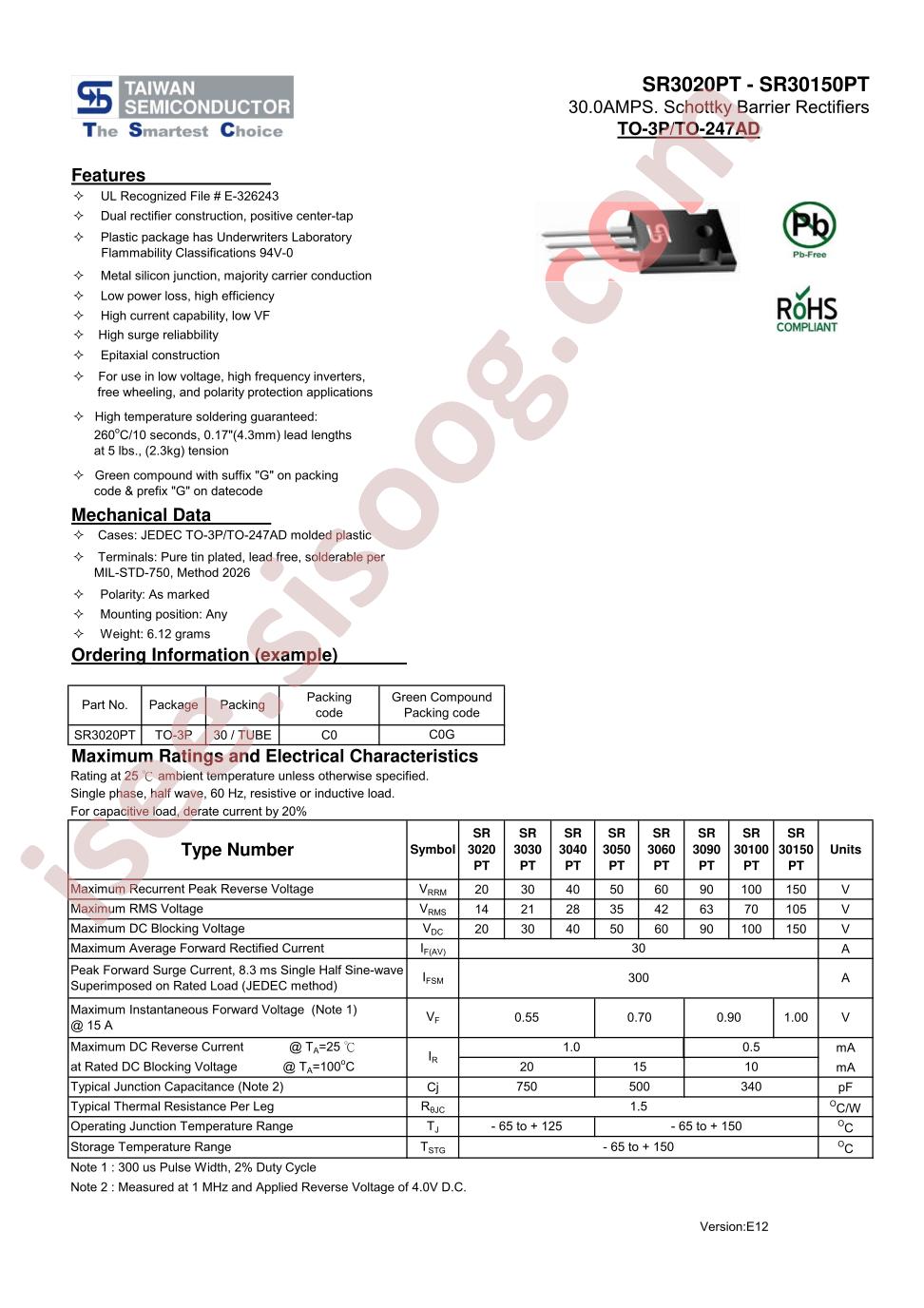 SR30150PT