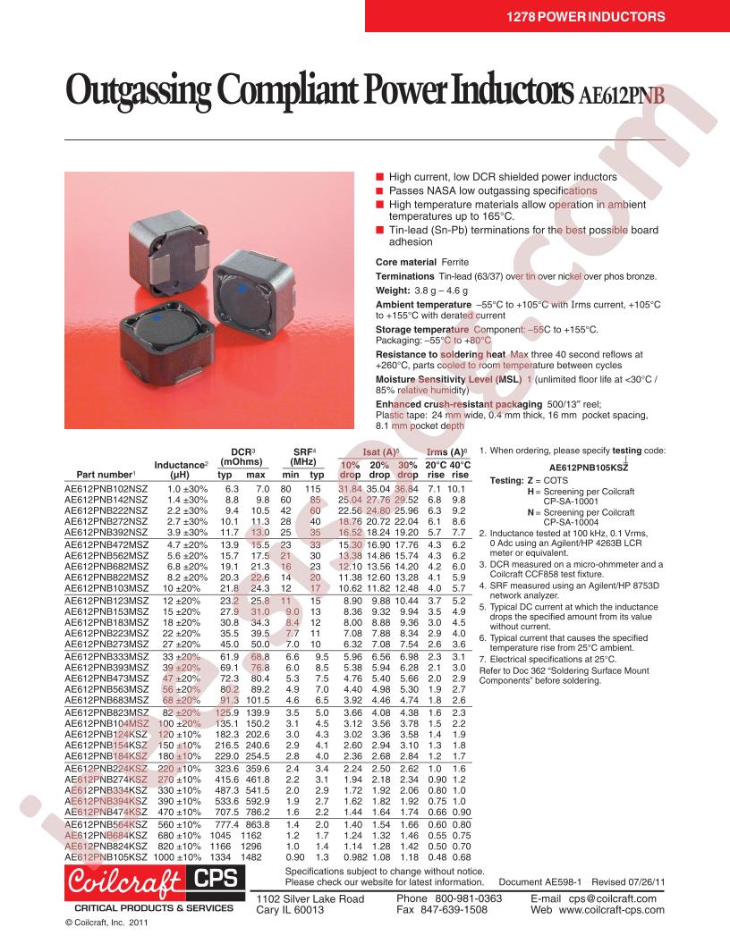AE612PNB102NSZ