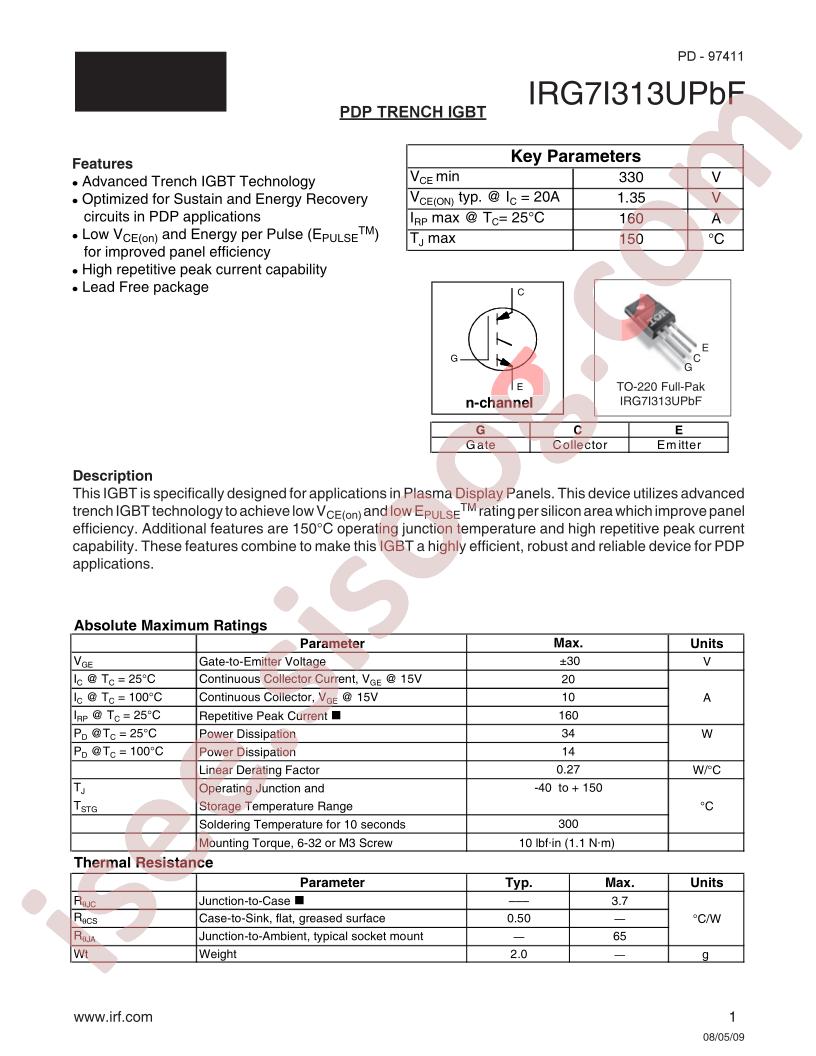 IRG7I313UPBF