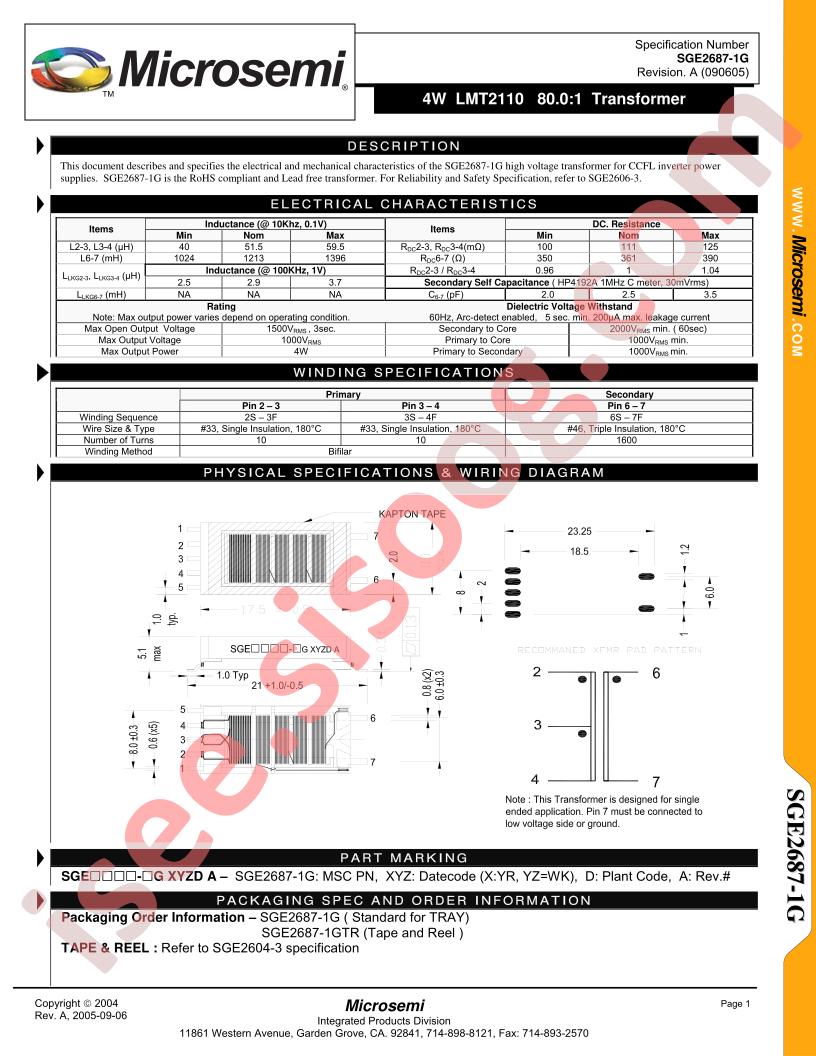 SGE2687-1G