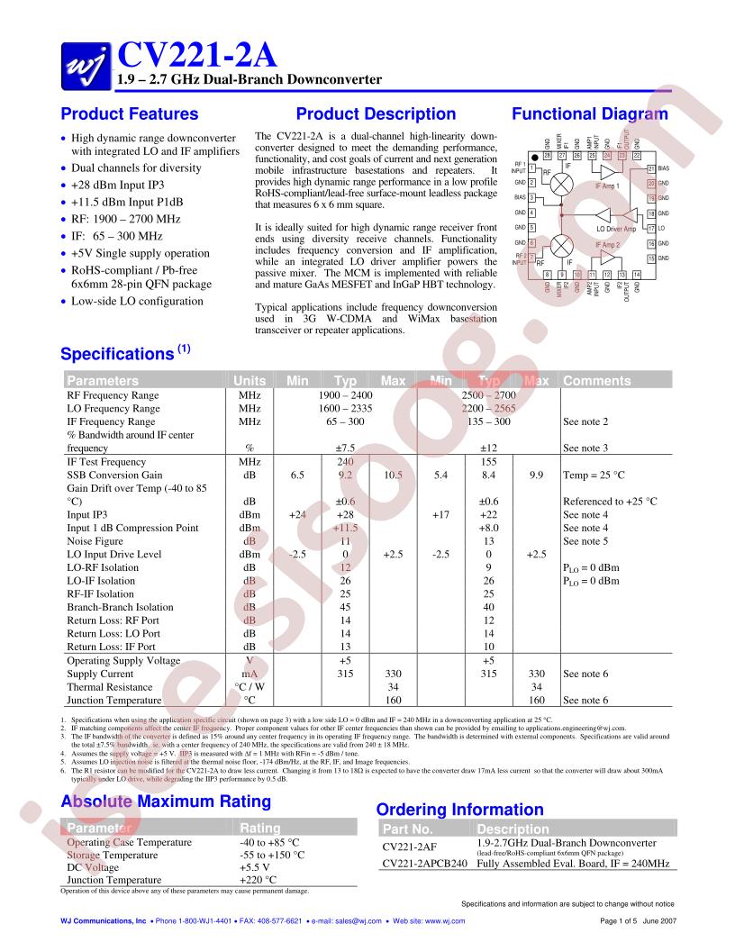 CV221-2APCB240