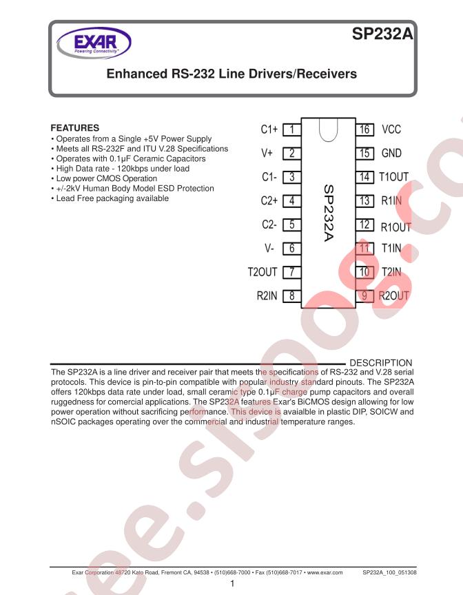 SP232ACN-L-TR