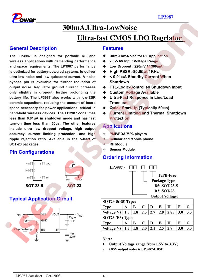 LP3987-3.0B3G