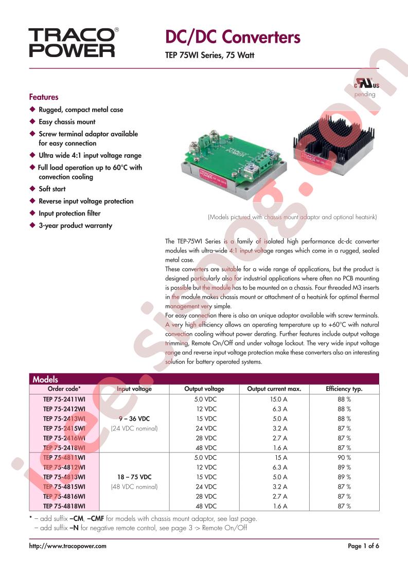 TEP75-2411WI