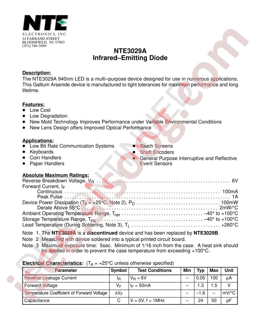 NTE3029A
