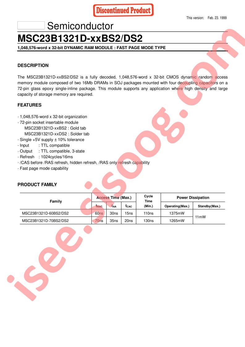 MSC23B1321D-60BS2