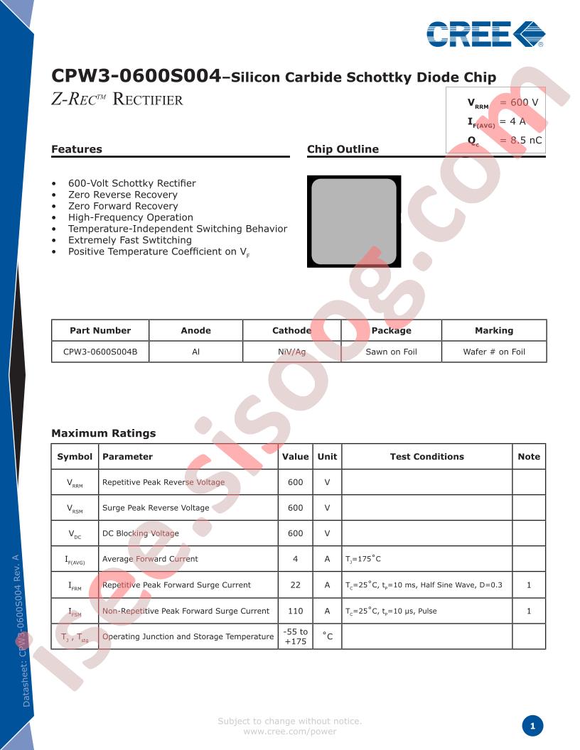 CPW3-0600S004B