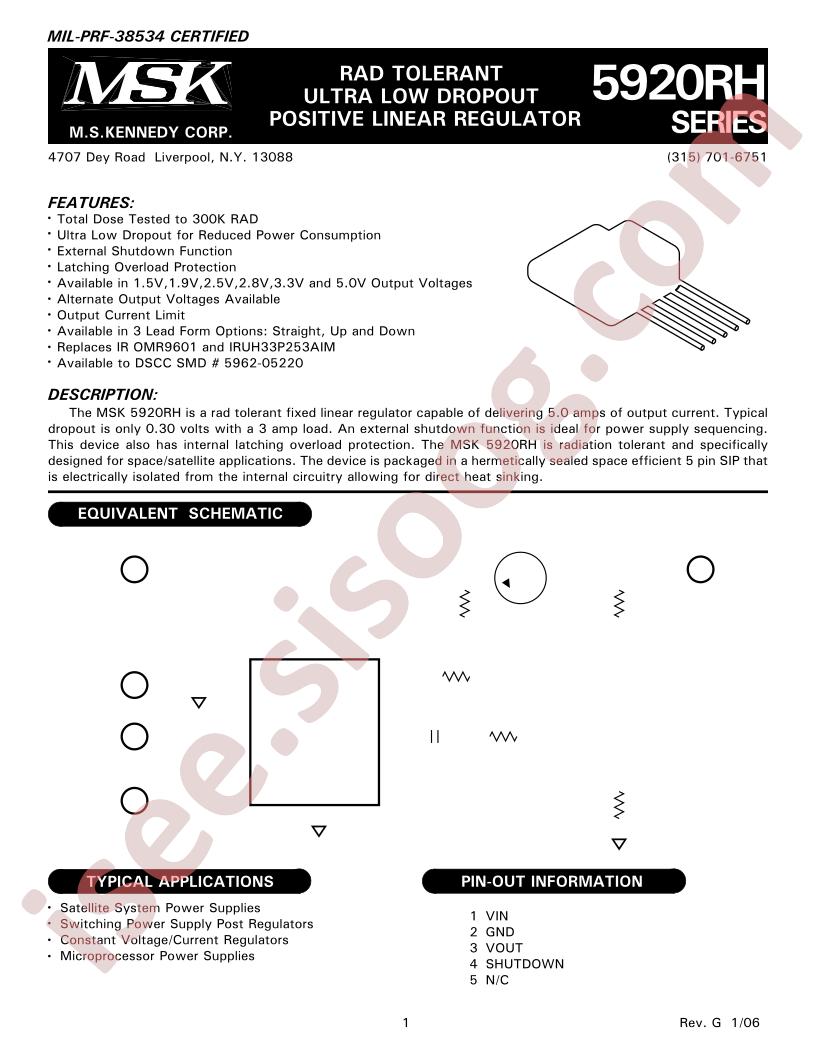 MSK5920-3.3KRHU
