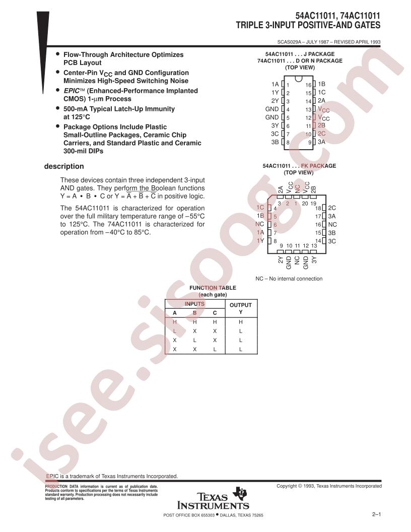 74AC11011D