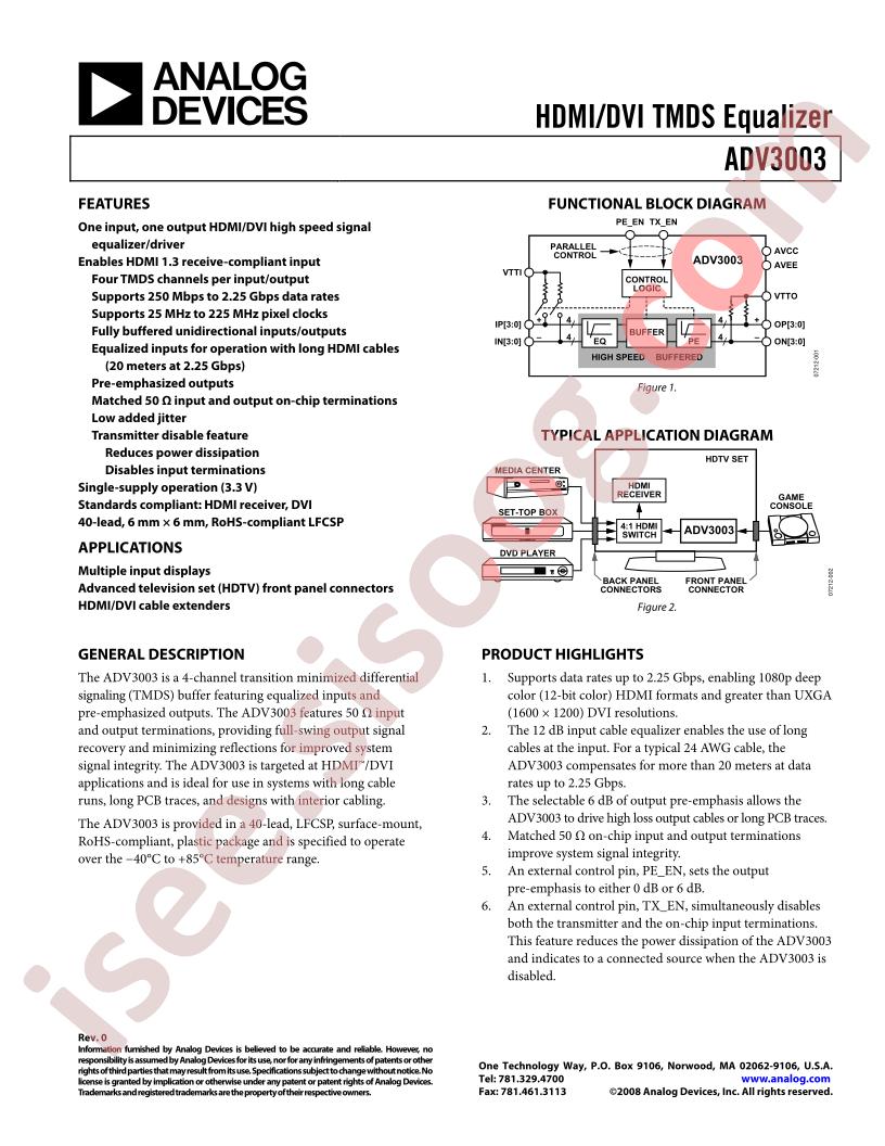 ADV3003-EVALZ