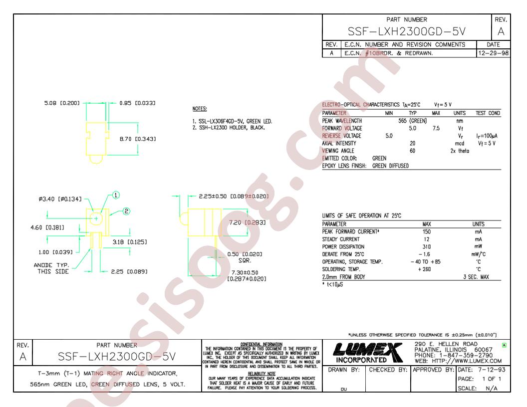 SSF-LXH2300GD-5V
