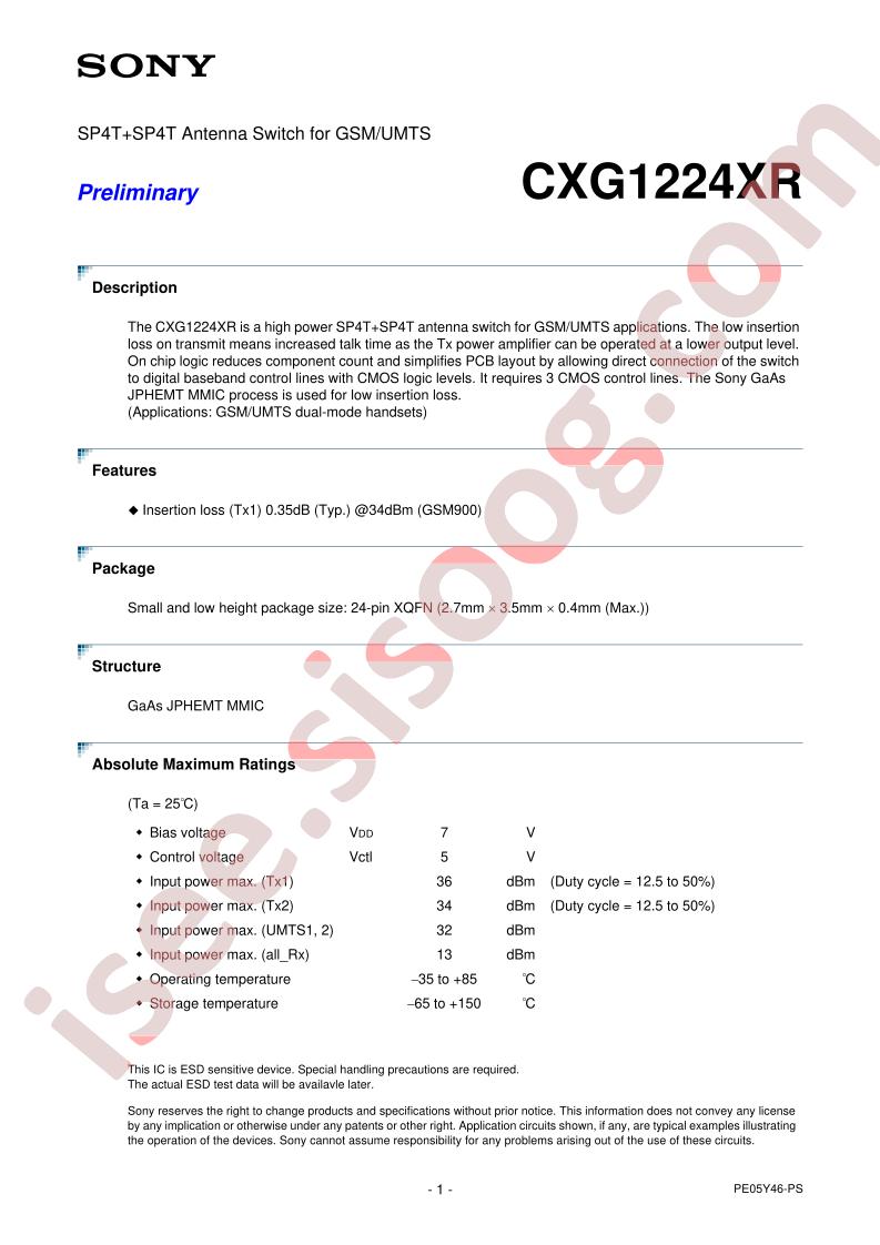 CXG1224XR