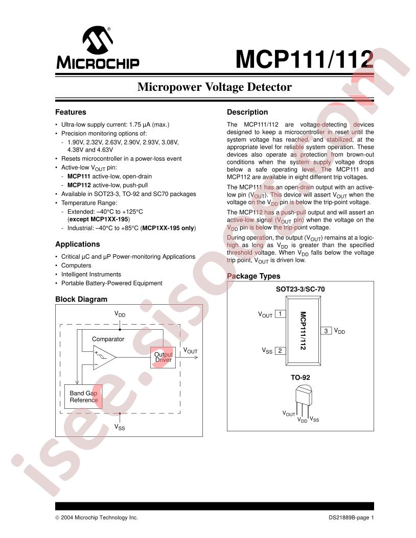 MCP111T-195I