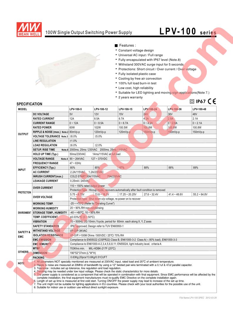 LPV-100-15