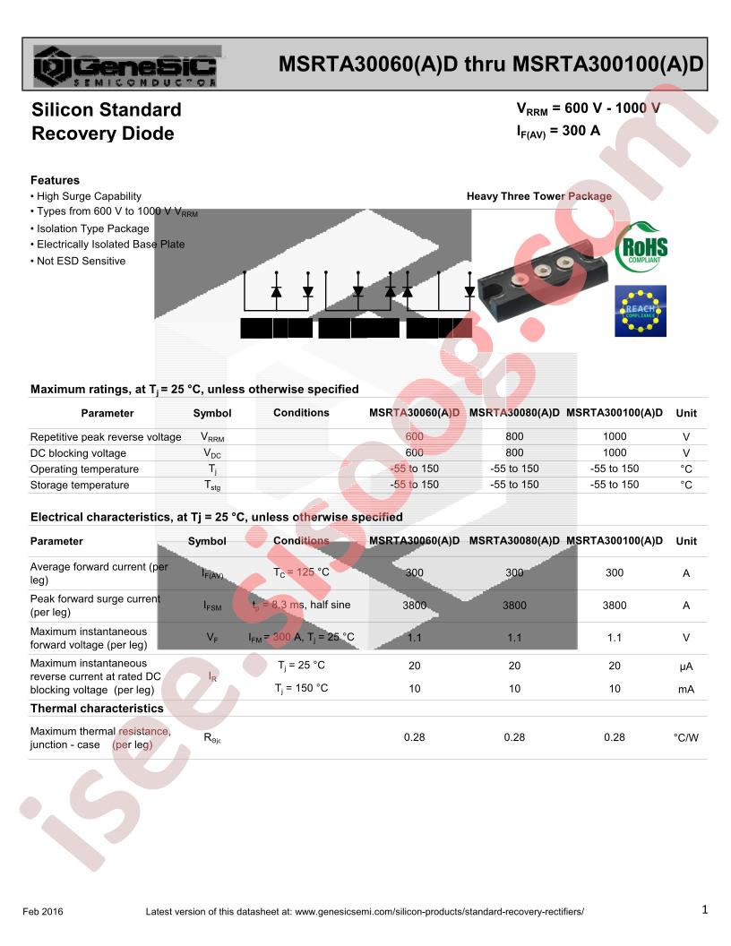 MSRTA30060D