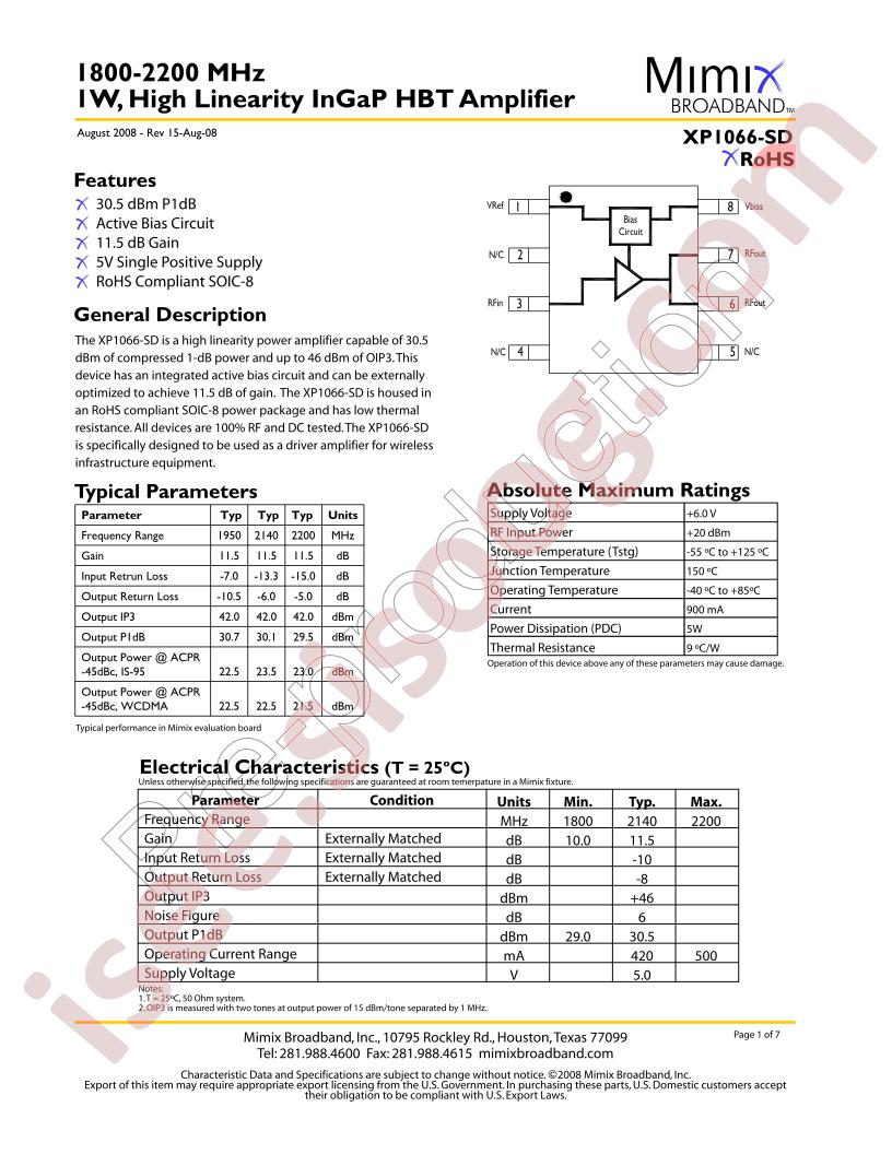 XP1066-SD