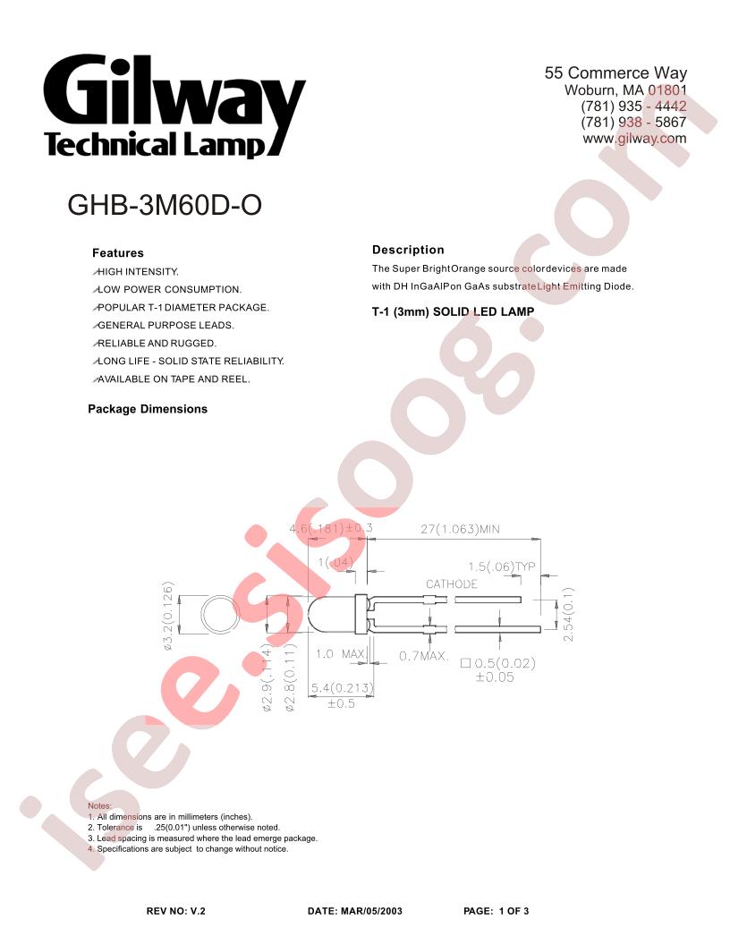 GHB-3M60D-O