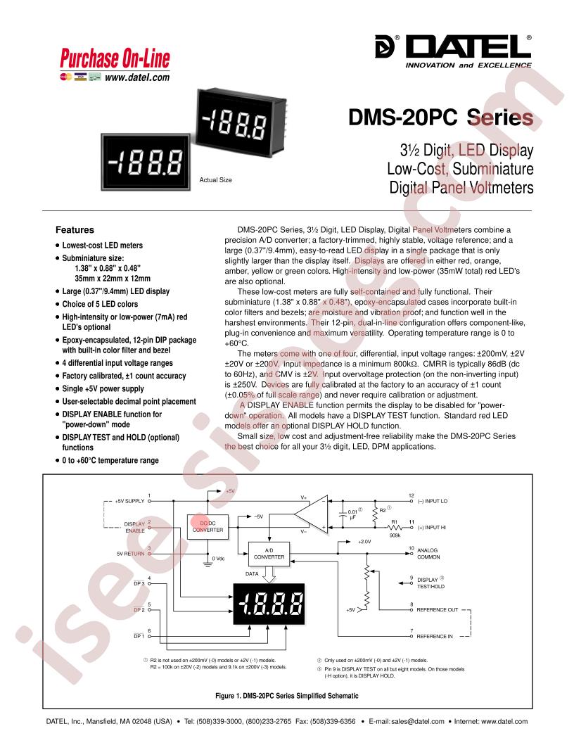 DMS-20PC-1RS