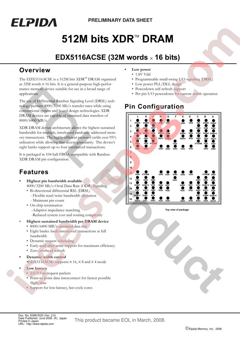 EDX5116ACSE