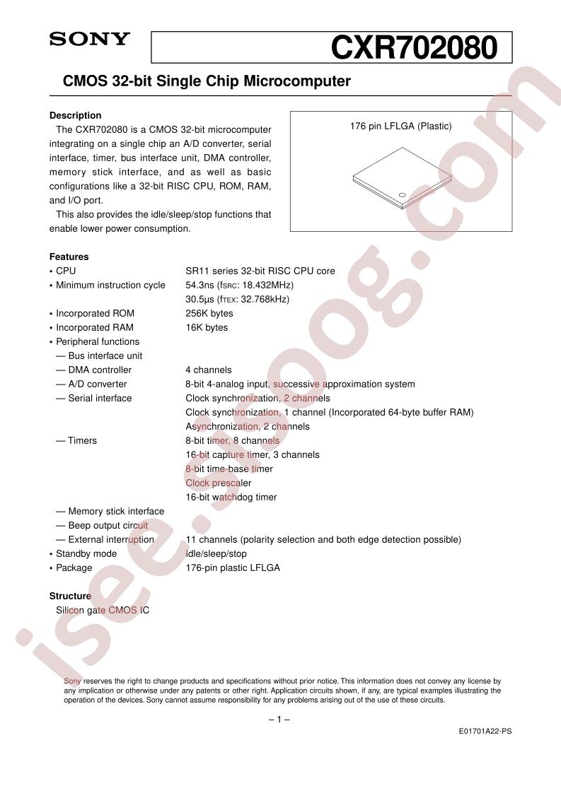 CXR702080