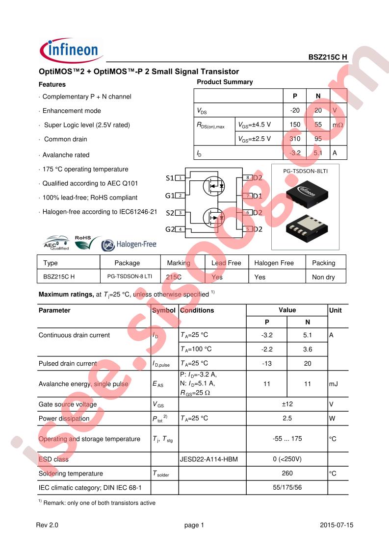 BSZ215CH