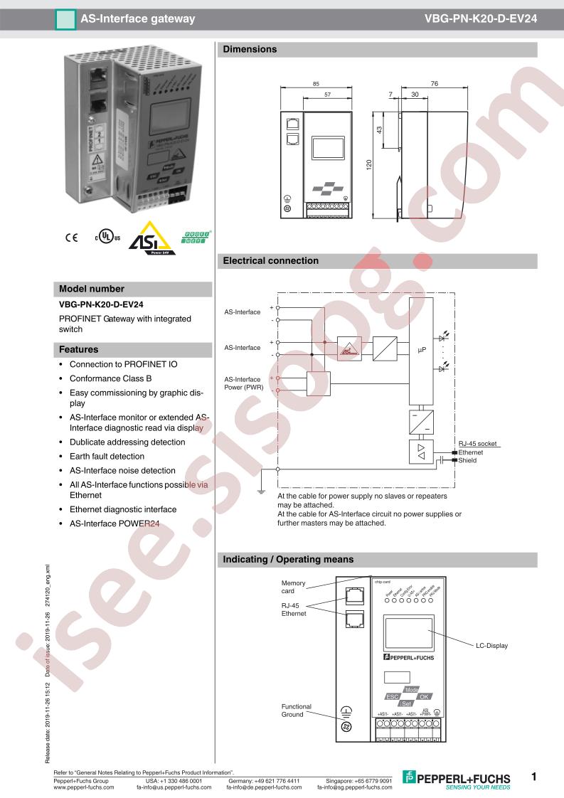 VBG-PN-K20-D-EV24