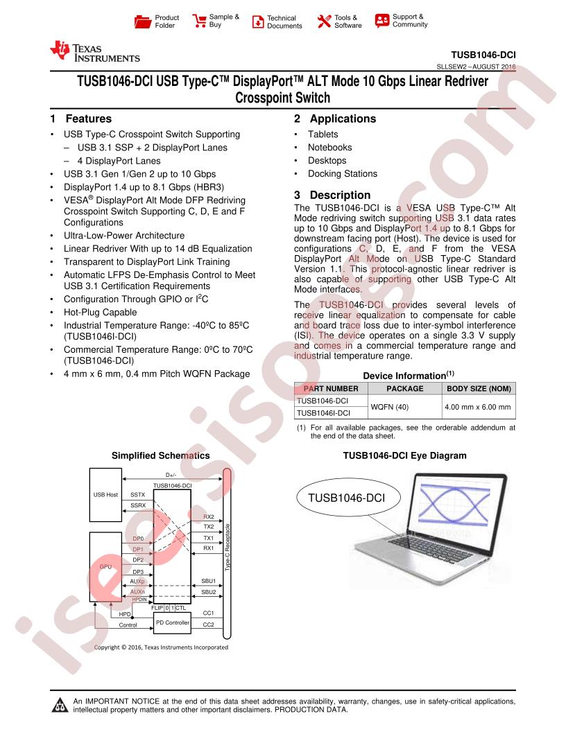 TUSB1046-DCI