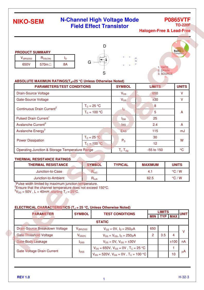 P0865VTF