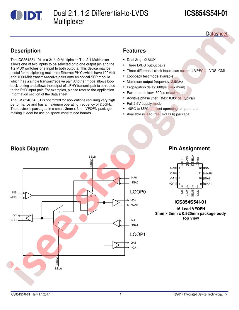 ICS854S54I-01