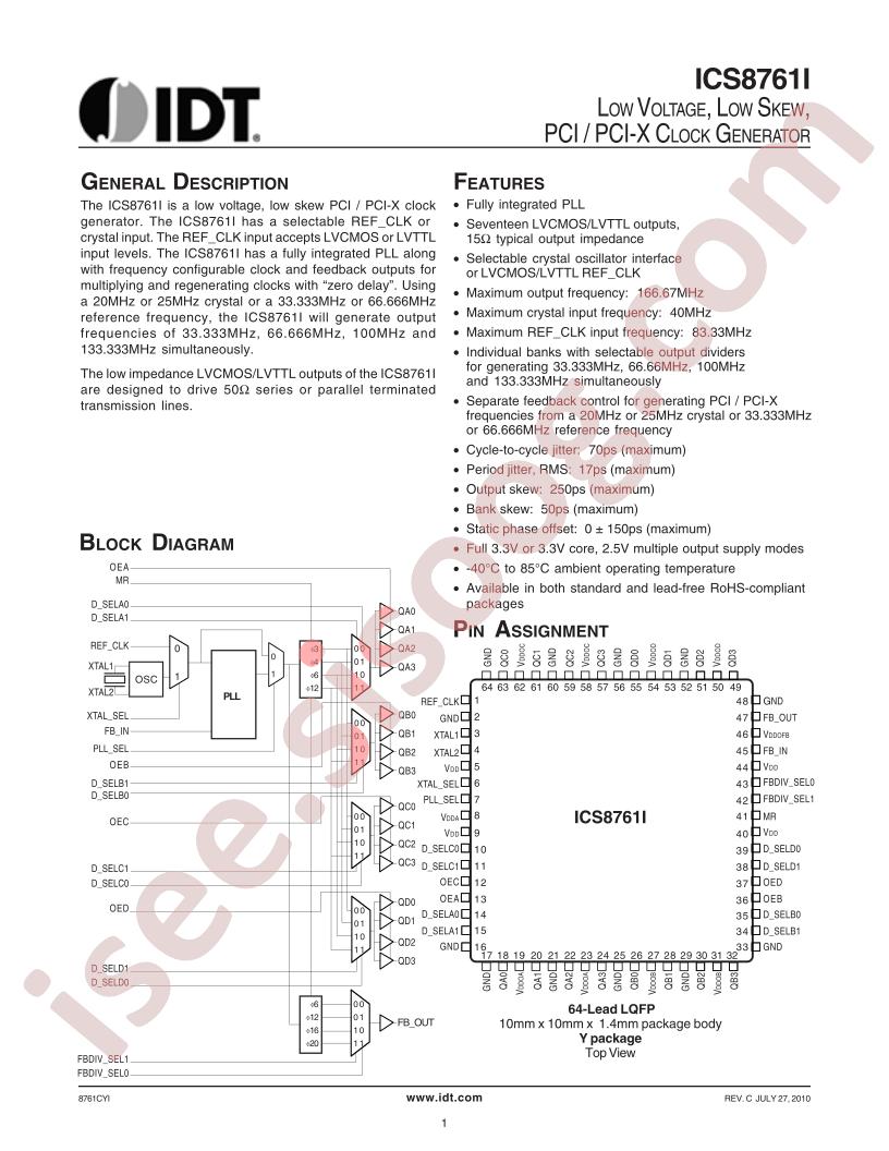ICS8761I