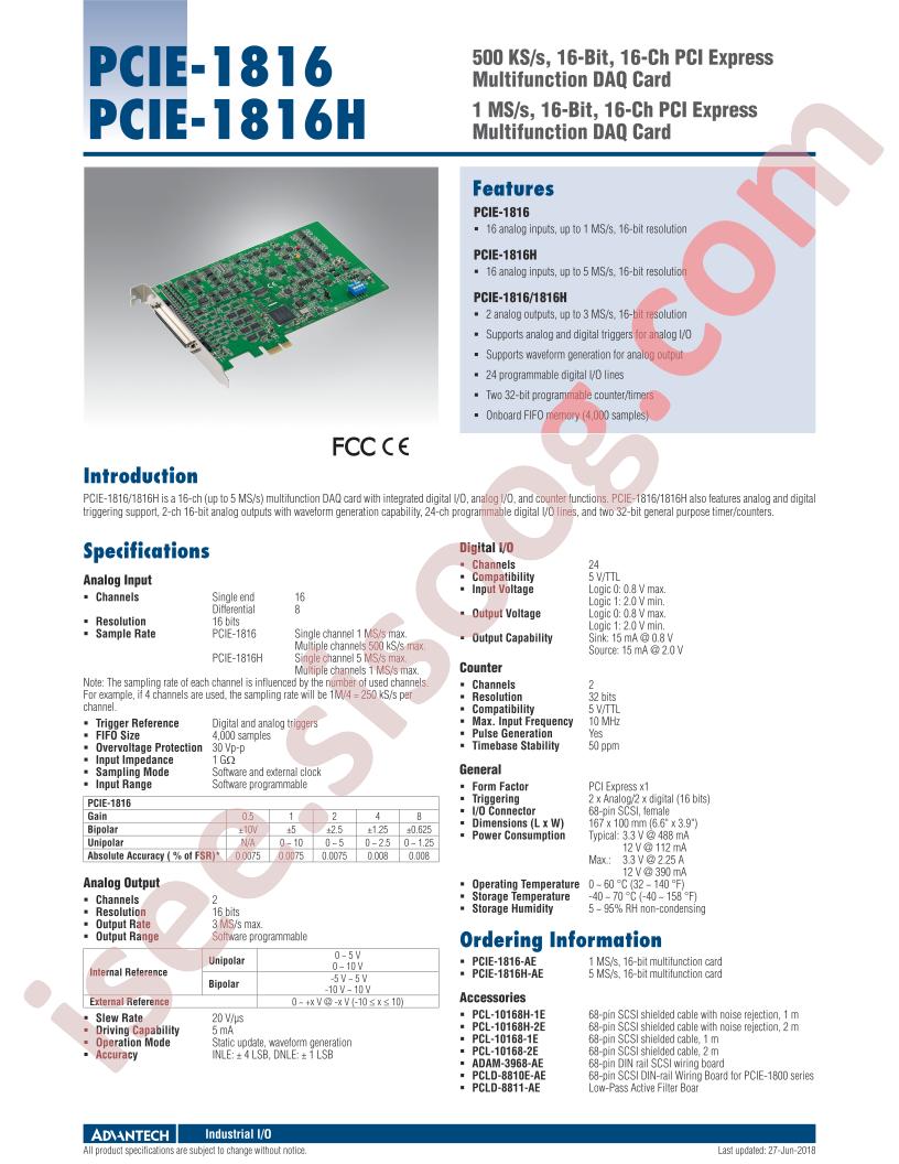 PCIE-1816-AE