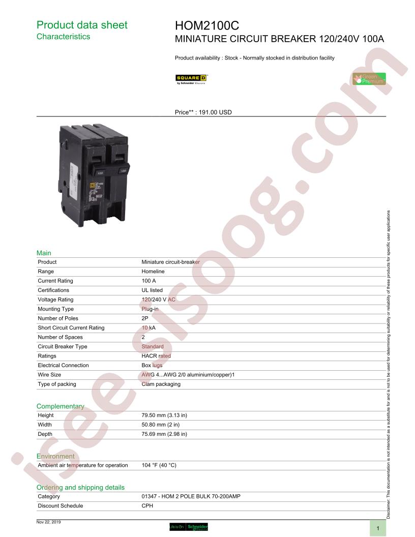 HOM2100C