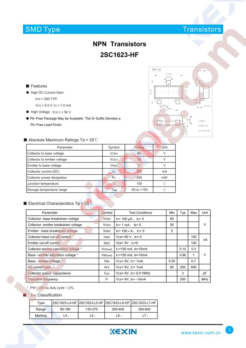 2SC1623-L4-HF