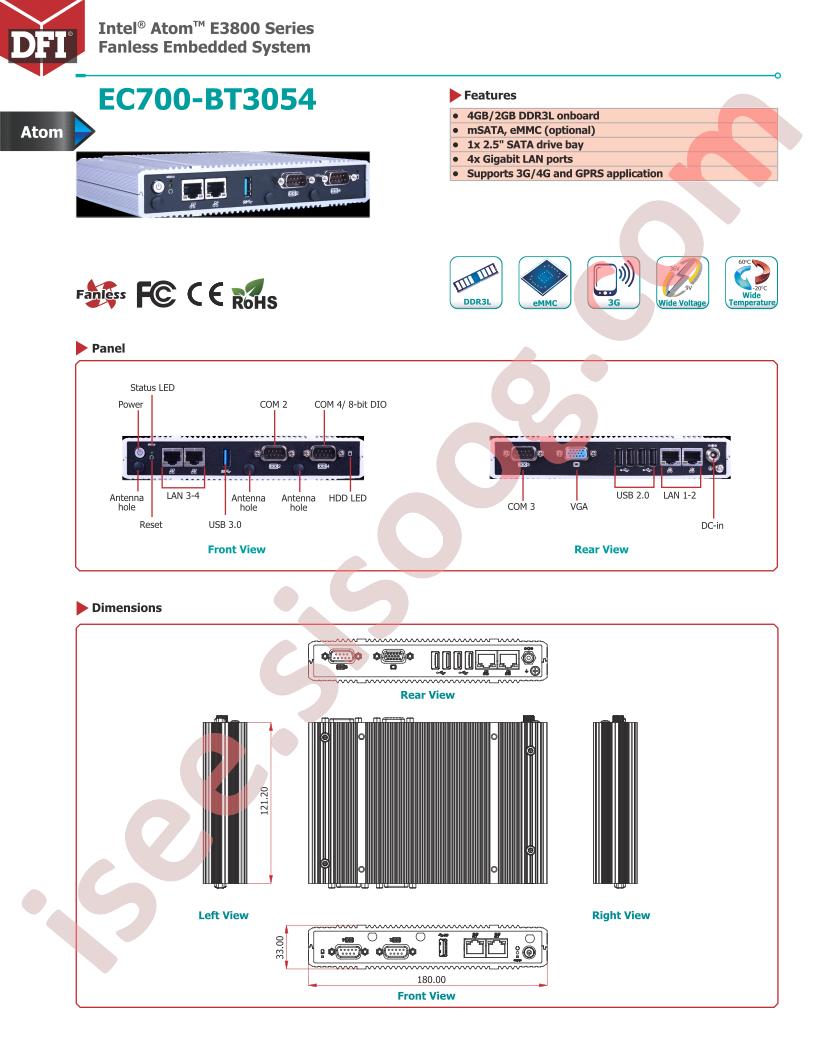 EC700-BT3054-192