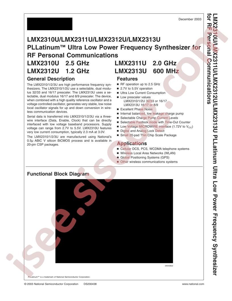 LMX2311U