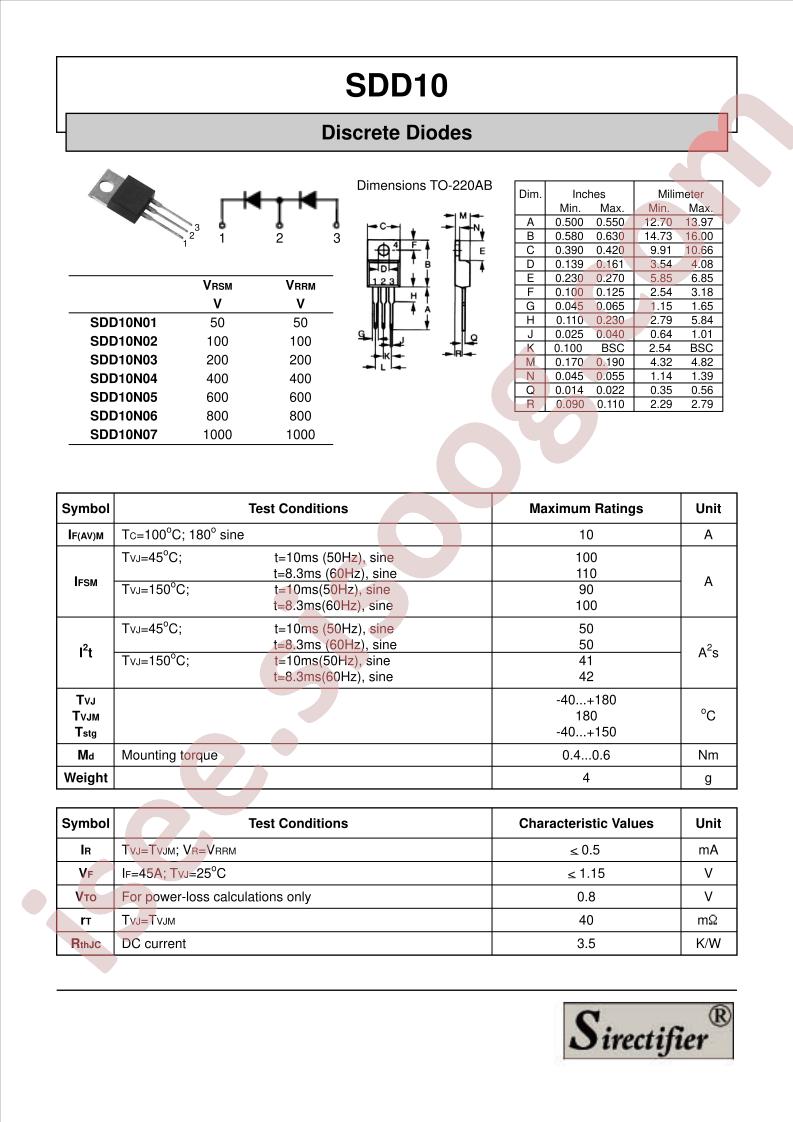 SDD10N07