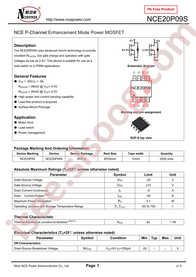NCE20P09S