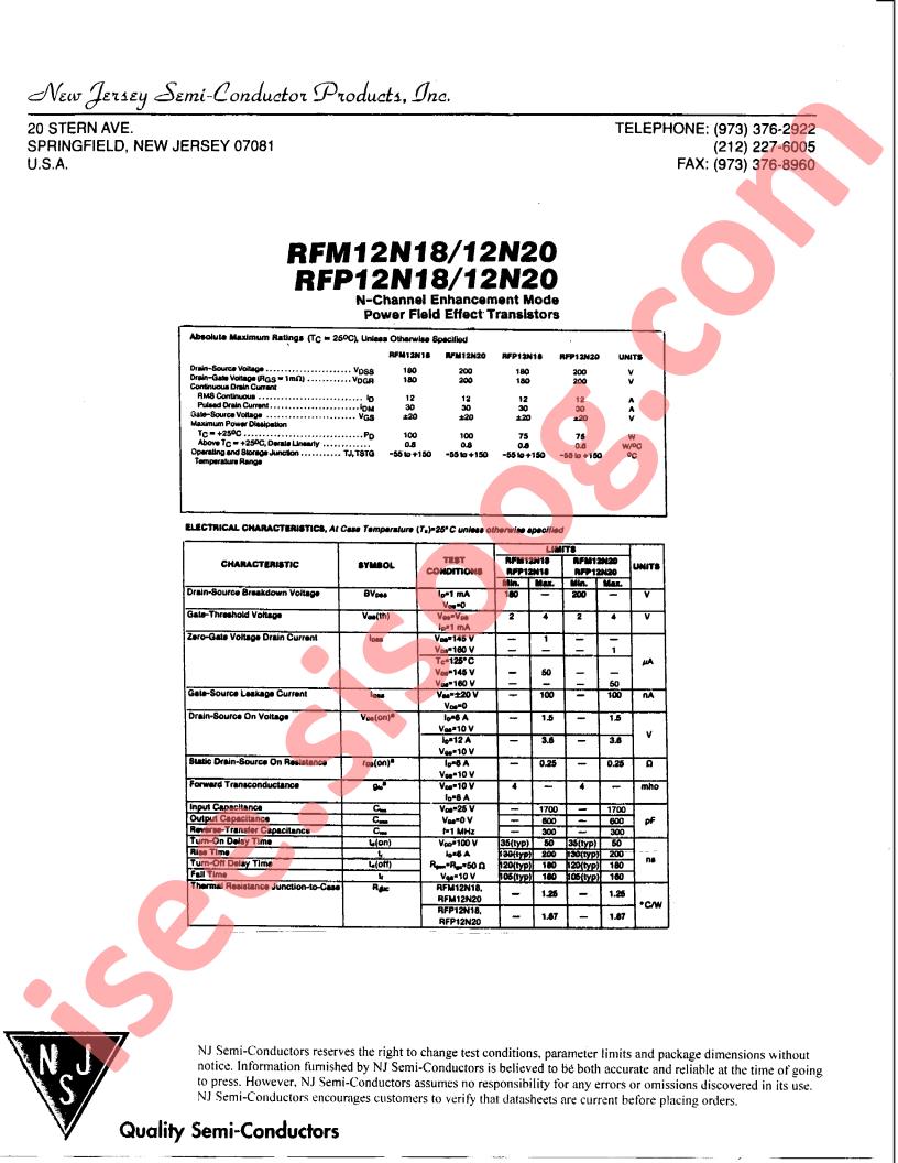 RFP12N18