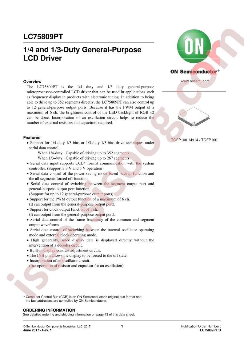 LC75809PTH-H
