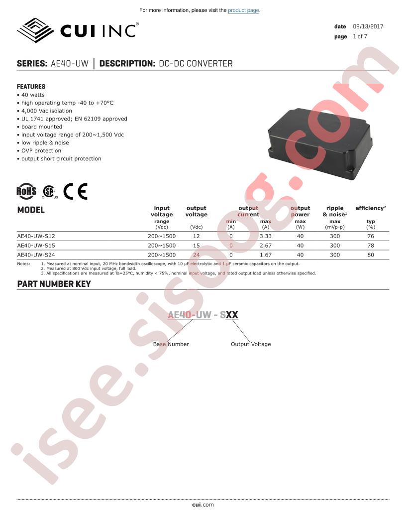 AE40-UW-S15