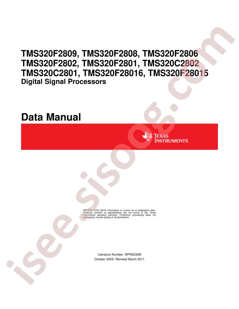 TMS320C2801ZGMS