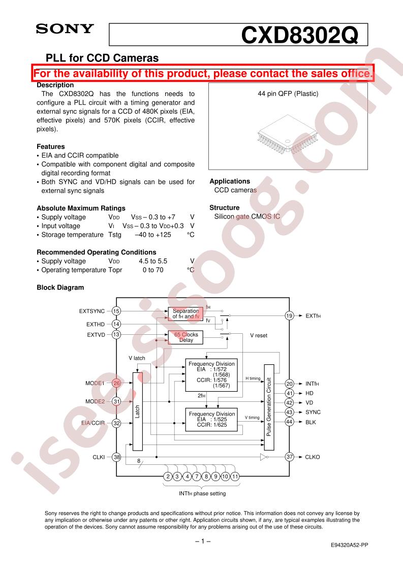 CXD8302Q